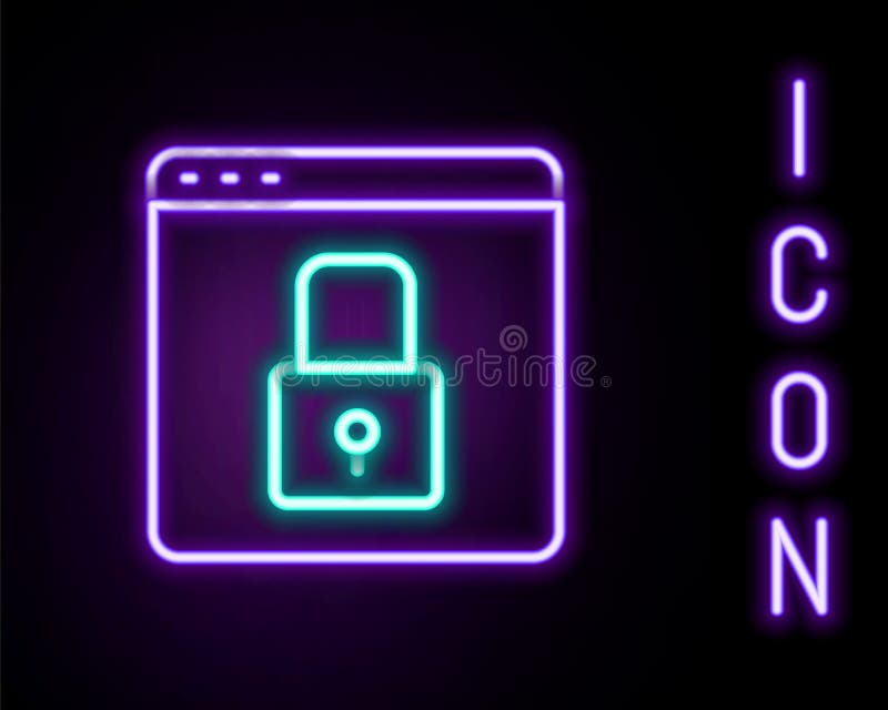 黑色背景中显示的https ssl图标，使用https ssl图标保护站点. 因特网通信协议 皇族释放例证