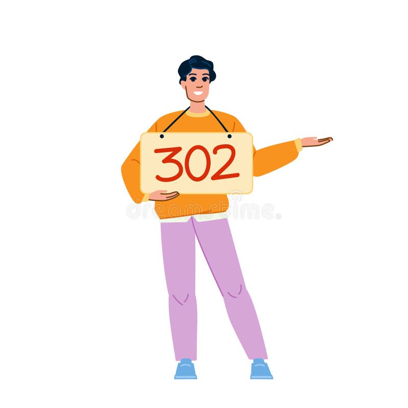 第302页重定向矢量图 皇族释放例证