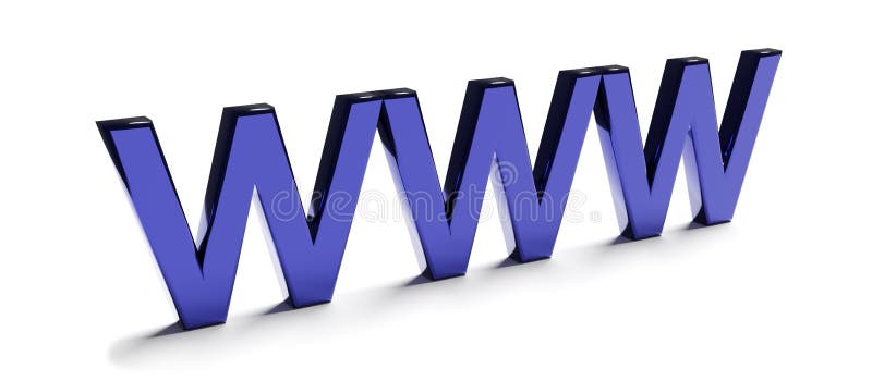 Https浏览器搜索栏中的www internet网址 库存例证