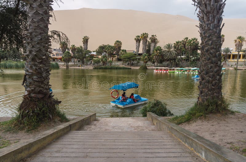 Huacachina Lagoon Ica Peru Editorial Photo Image Of Travel 275372966