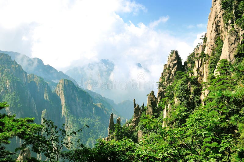 Huangshan, nieprawdopodobna porcelana zdjęcia stock Huangshan, nieprawdopodobna porcelana zdjęcia stock
