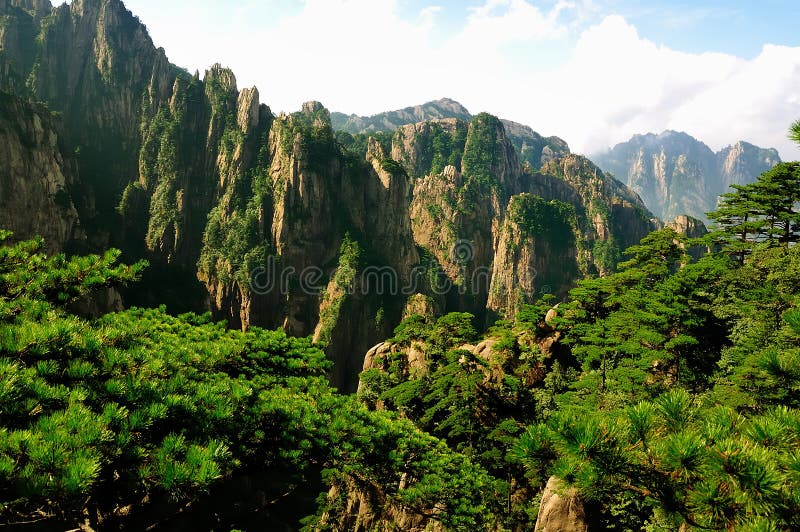 Huangshan, porcelaine incroyable photographie stock Huangshan, porcelaine incroyable photographie stock