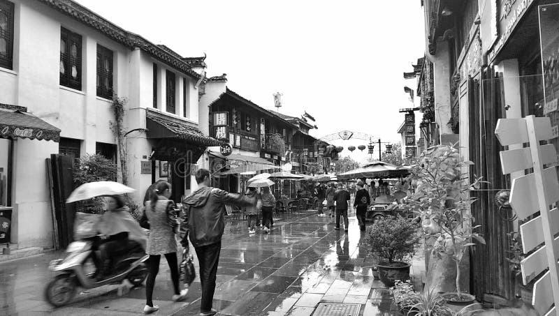Huangshan-Stadt stockfotografie Huangshan-Stadt stockfotografie