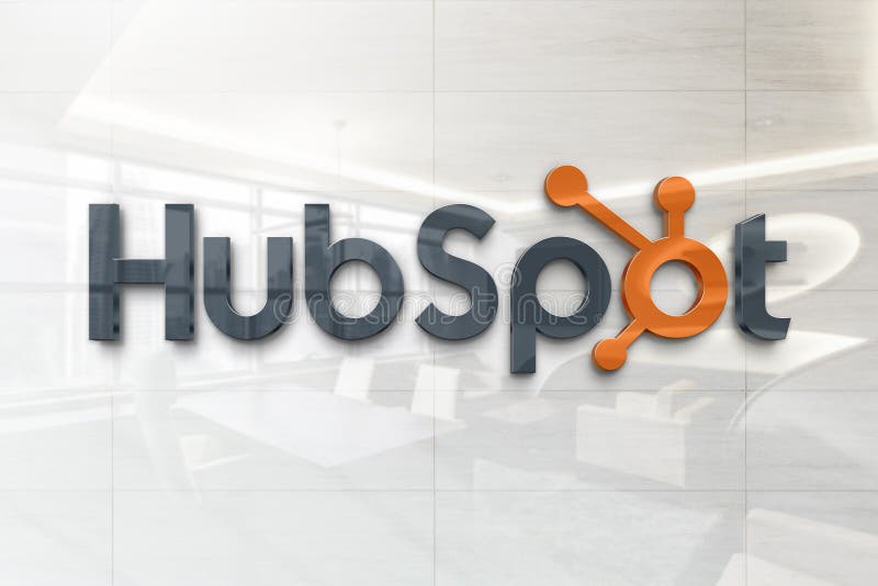 Hubspot Logo Editorial Illustrative on White Background Editorial Image
