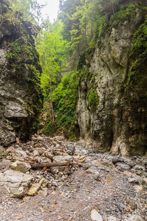 tiesňava Hučiaky v Nízkych Tatrách