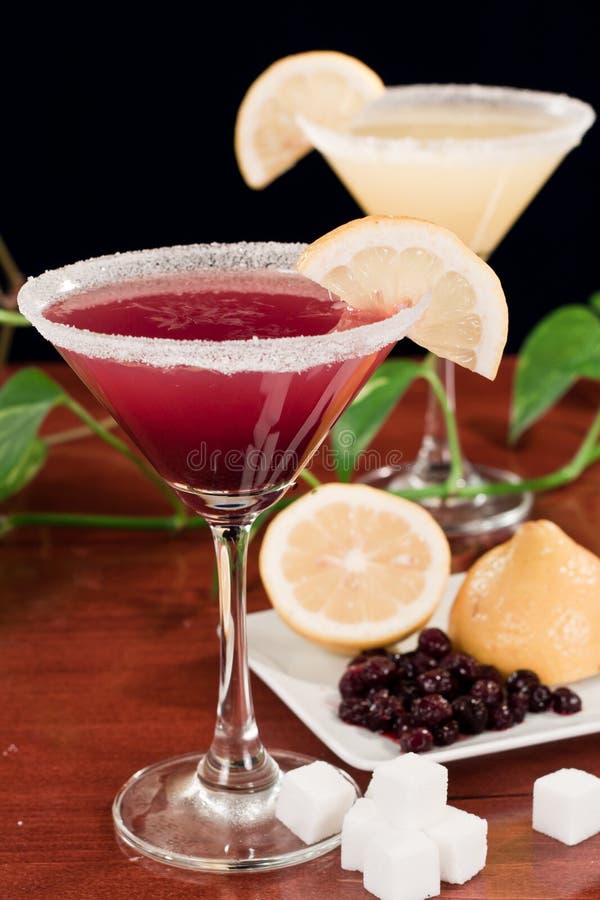 Huckleberry Lemon Drop Martini Stock Photo Image of celebrate