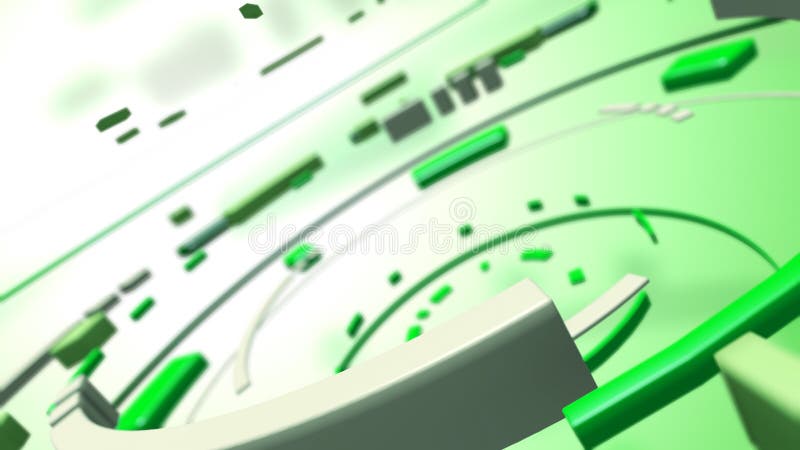 Hud interattivo astratto di media illustrazione di stock Hud interattivo astratto di media illustrazione di stock