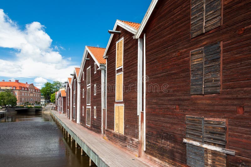 Hudiksvall a city in the province Gavleborgs lan stock image Hudiksvall a city in the province Gavleborgs lan stock image