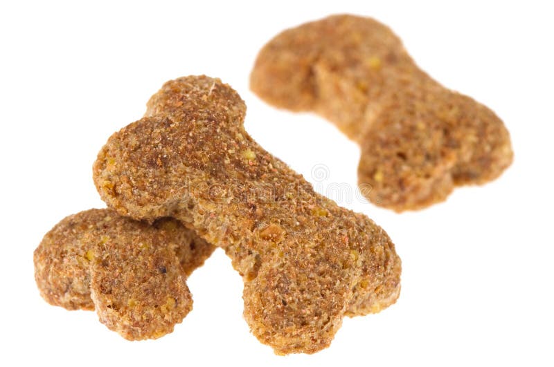 Comida de perro aislada foto de archivo. Imagen de delicioso 30160120