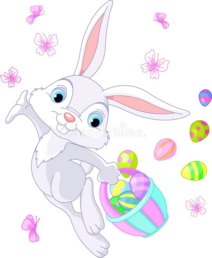 Huevos de ocultación del conejito de pascua Huevos de ocultación del conejito de pascua