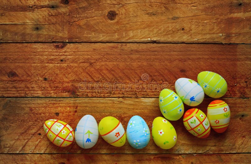 Huevos de Pascua imagen de archivo Huevos de Pascua imagen de archivo
