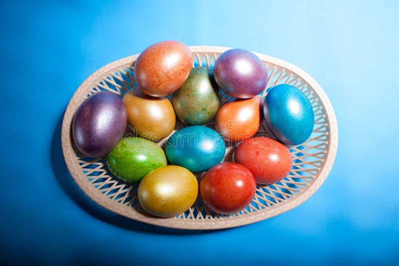 Huevos de Pascua foto de archivo libre de regalías