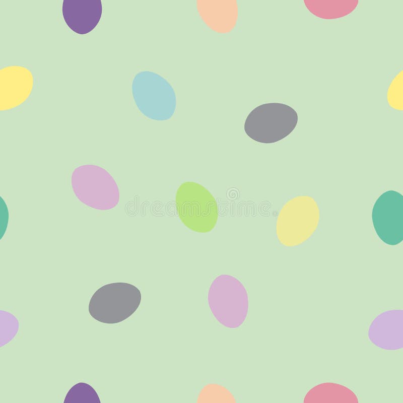 Huevos de Pascua coloridos del modelo inconsútil en el verde, vector EPS 10 ilustración del vector Huevos de Pascua coloridos del modelo inconsútil en el verde, vector EPS 10 ilustración del vector