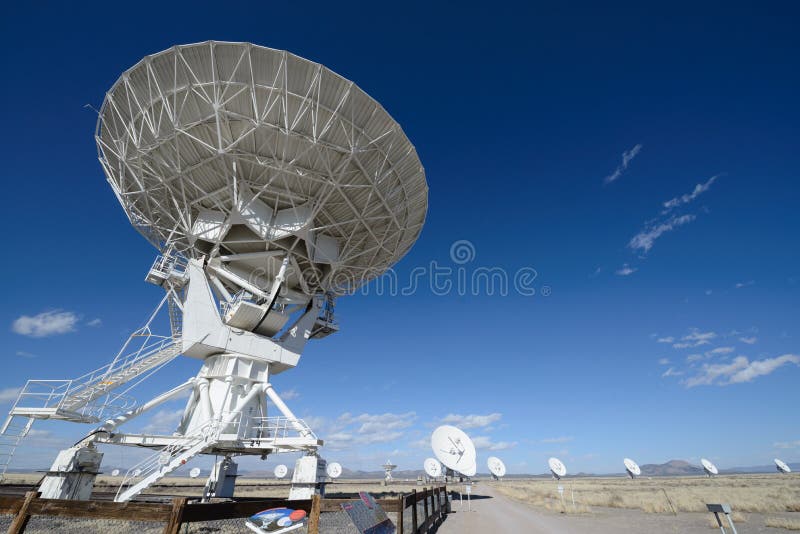 Huge Antenna Dish at Very Large Array Stock Image Image of dish