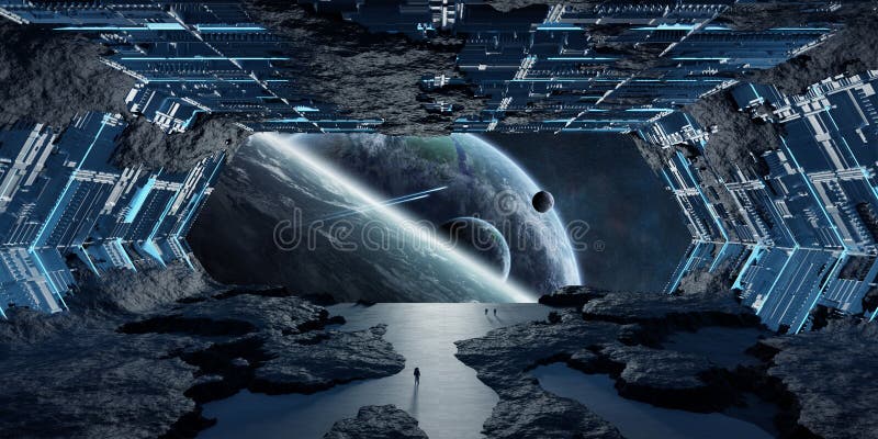 Huge Asteroid Spaceship Interior 3D Rendering Elements of this Image  Furnished by NASA Stock Illustration - Illustration of exploration,  fiction: 137577511