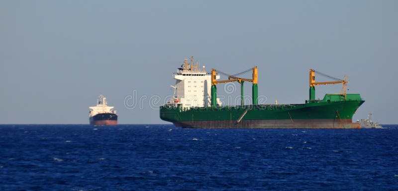 Huge cargo ship royalty free stock images Huge cargo ship royalty free stock images