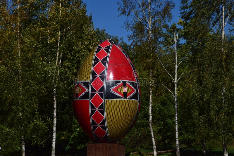 Huge Eggs Statue, Suceava 1 Stock Photo Image of statue, eggs 237279062