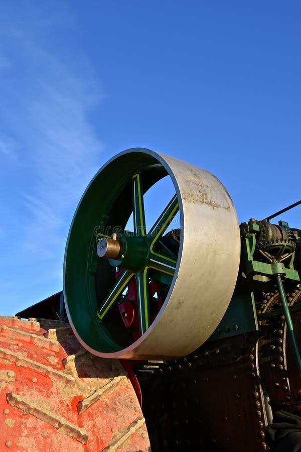Huge Flywheel of a Steam Engine Stock Image Image of yesterday, large 166232459
