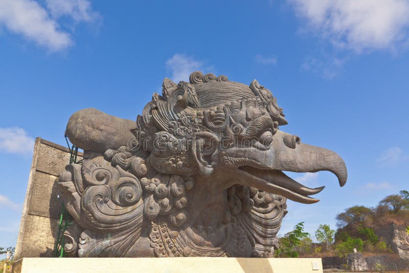 Huge Garuda statue stock images