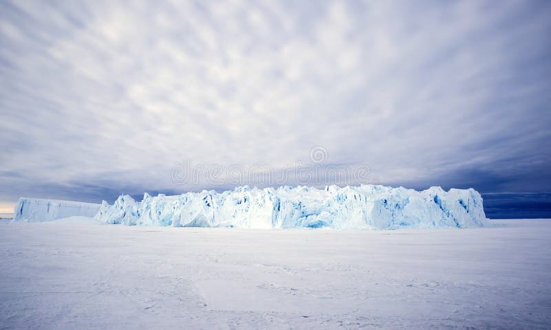 Huge Iceberg in the Antarctic royalty free stock photos Huge Iceberg in the Antarctic royalty free stock photos