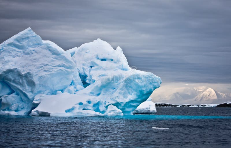 Huge iceberg in Antarctica royalty free stock images Huge iceberg in Antarctica royalty free stock images