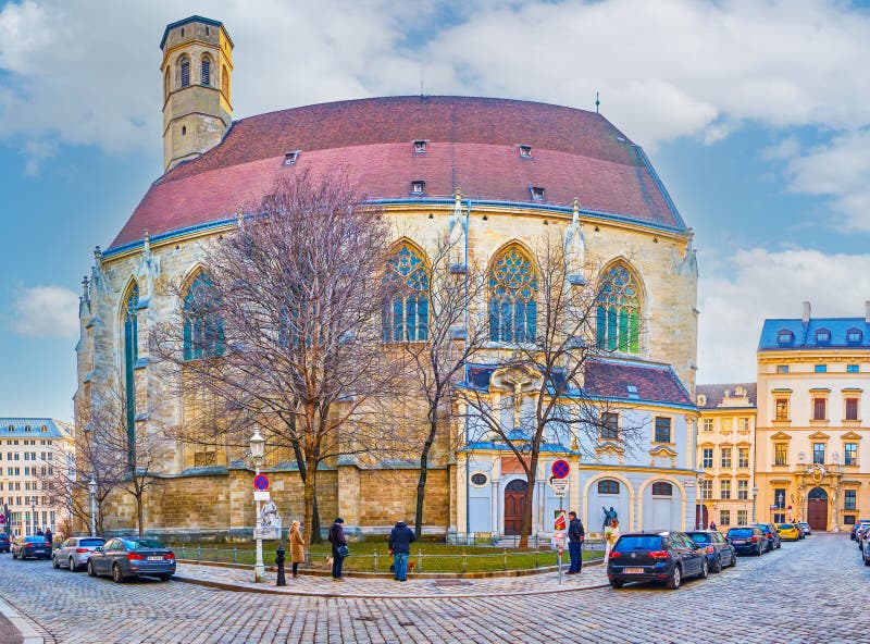 The Historical Gothic House in Old Vienna, Austria Editorial Photography -  Image of architecture, medieval: 150454612