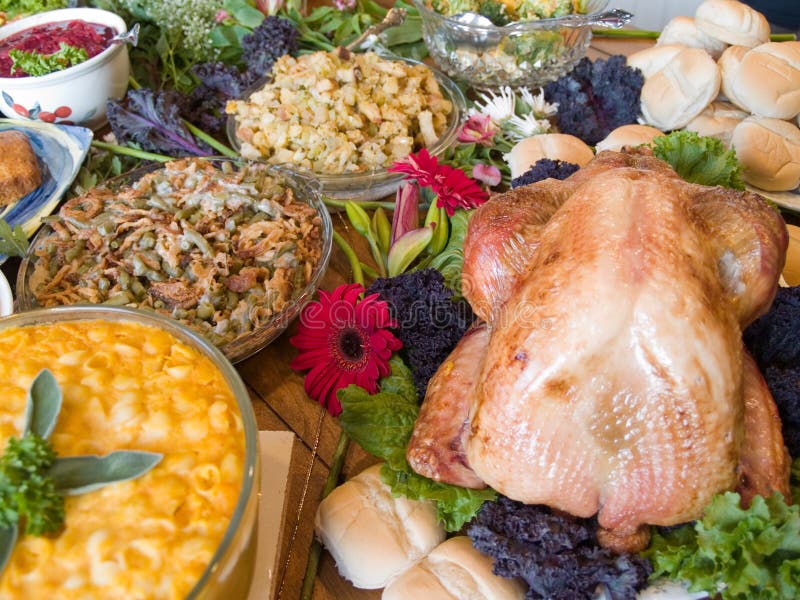 Huge Spread Of Food Royalty Free Stock Image Image 4001186