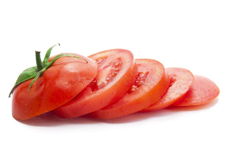 Huggen av ny tomat