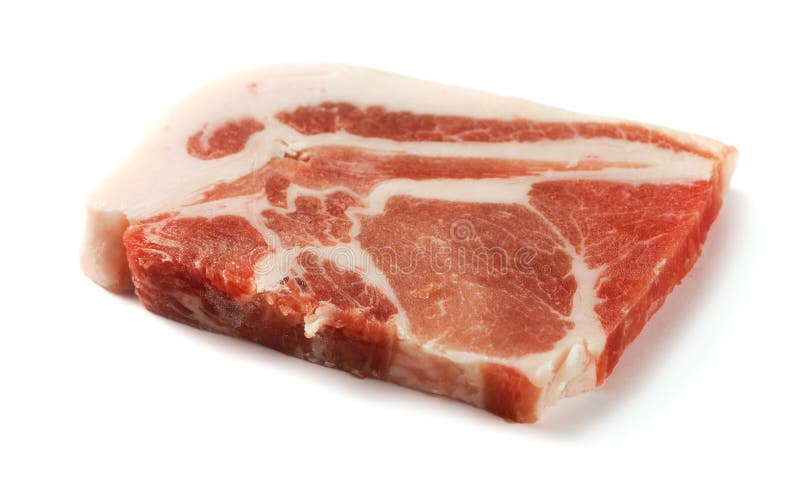hugger av uncooked pork arkivfoto hugger av uncooked pork arkivfoto