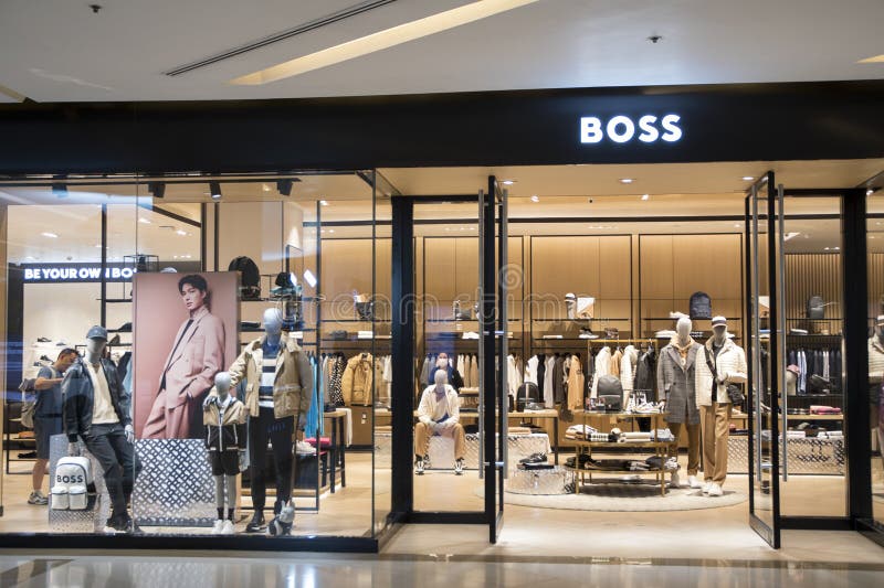 Hugo Boss Shop at Siam Paragon, Bangkok Editorial Photography - Image ...