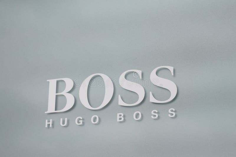 Hugo Boss Tienda Signo Logo Y Marca De Ropa Alemana Moda Tienda De Lujo Imagen de archivo editorial - Imagen de negocios: 218671759