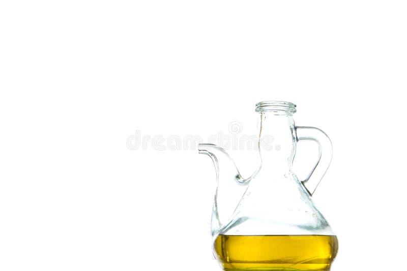 Huile D'olive Dans La Burette Image stock Image du pétrole, carafe