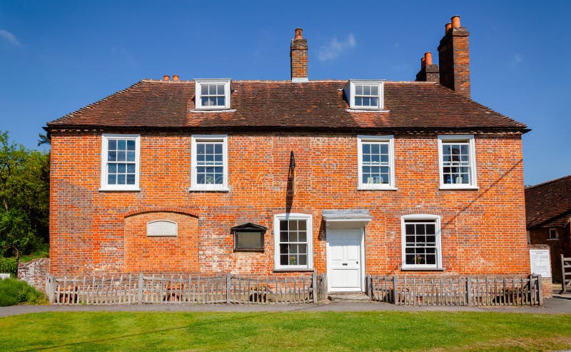 Huismuseum van Jane Austen in het Zuidoosten Engeland van Chawton Hampshire