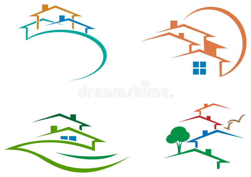 huizen stock illustratie huizen stock illustratie
