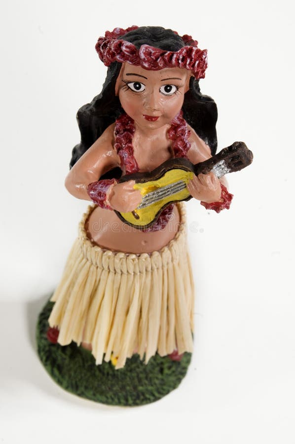 Hula Del Hawaiian Della Bambola Fotografia Stock - Immagine di 