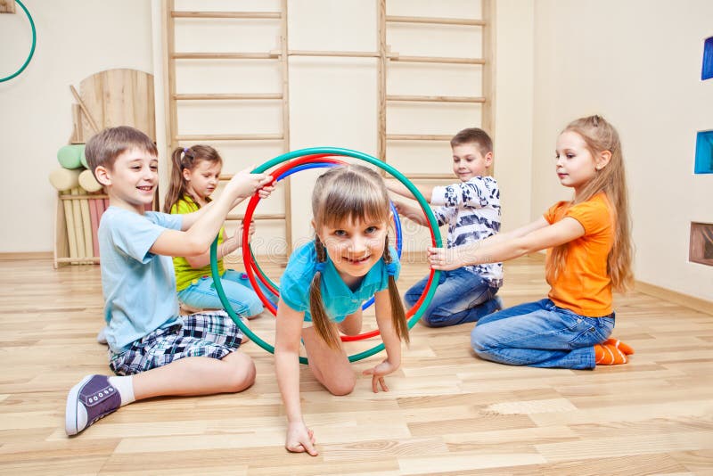 Hula hoops royalty free stock image