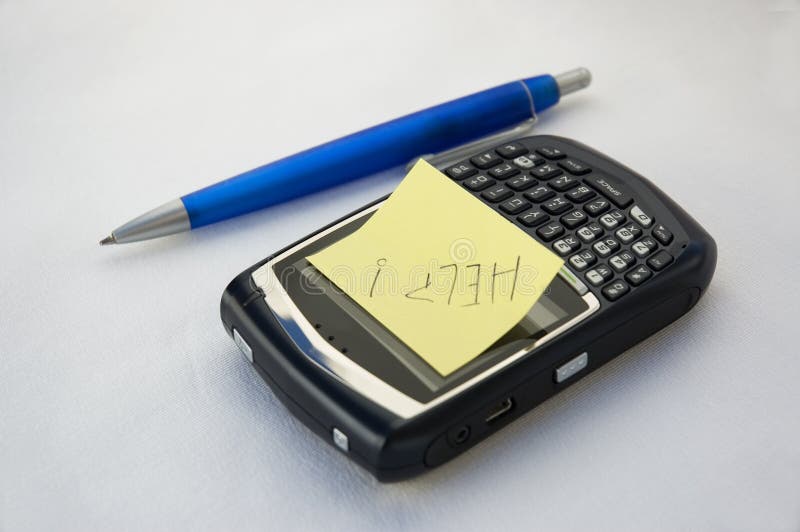 Blackberry and pen. People have difficulty with technology. Blackberry and pen. People have difficulty with technology