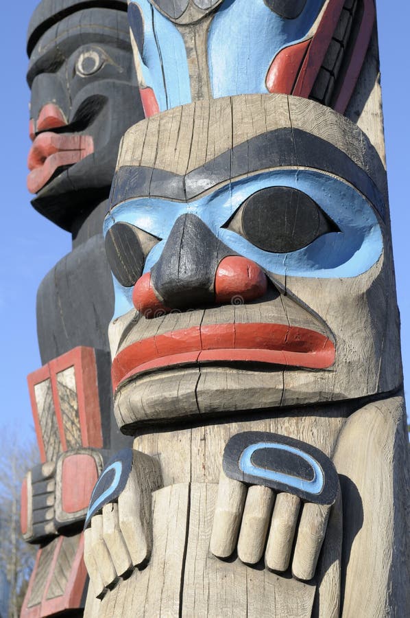 Human Above Killer Whale Above Indian Chief Holding Copper - Carver: Francis Horne 1986. Cowichan Valley, Vancouver Island. Human Above Killer Whale Above Indian Chief Holding Copper - Carver: Francis Horne 1986. Cowichan Valley, Vancouver Island