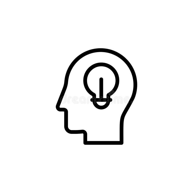 human, brain, communication icon. Simple thin line, outline vector of Mind process icons for UI and UX, website or mobile stock illustration human, brain, communication icon. Simple thin line, outline vector of Mind process icons for UI and UX, website or mobile stock illustration