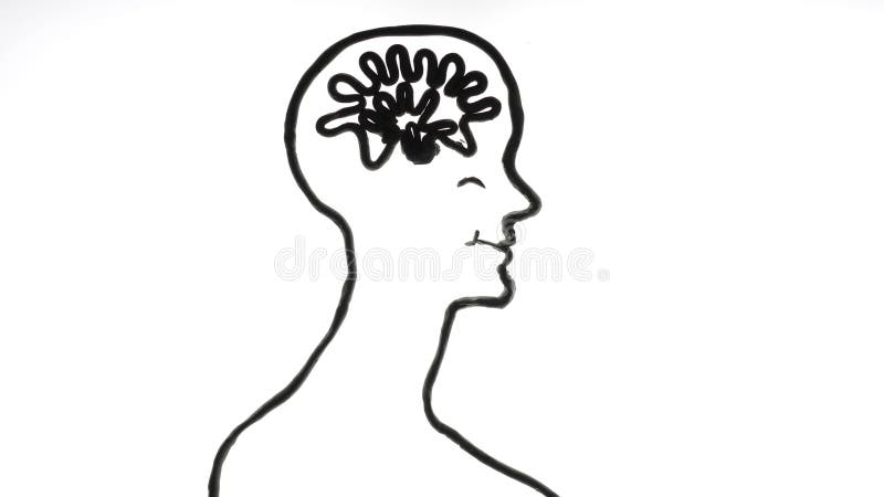 Human Brain concept stock illustration