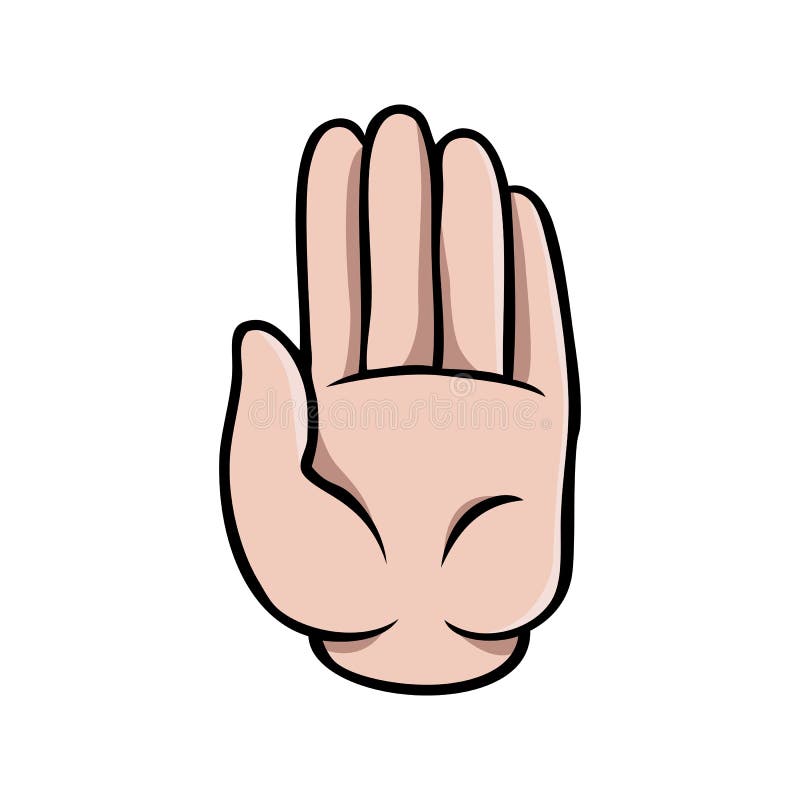 Human Cartoon Hand Showing Four Fingers Stock Vector - Illustration of hand, fingers: 87864701 Human Cartoon Hand Showing Four Fingers Stock Vector - Illustration of hand, fingers: 87864701