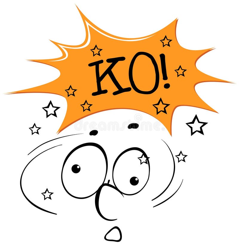 Human Face and Expression Words Stock Vector Illustration of emotion