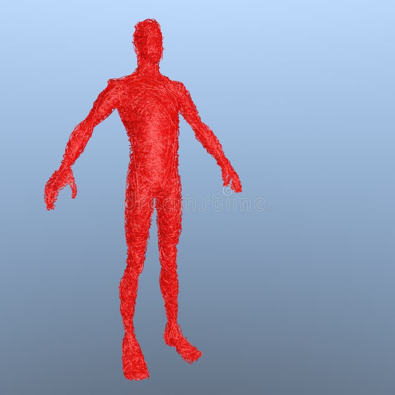 Human figurine stock illustration. Illustration of full 39172077