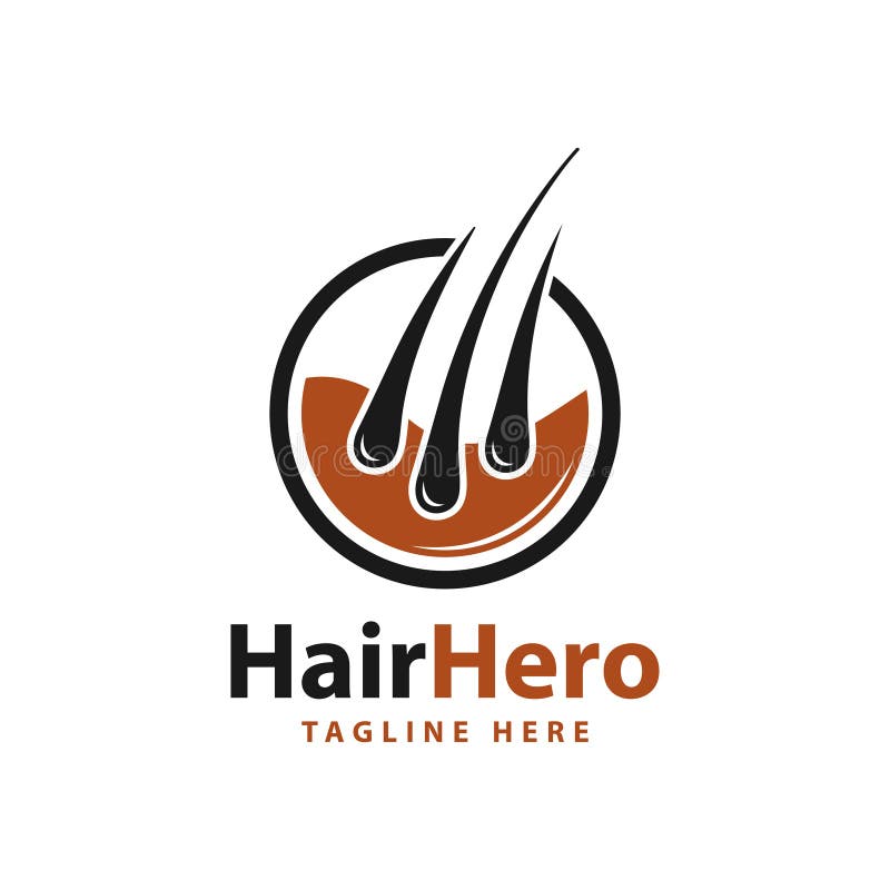 Two hair transplantation logo logotype templates Vector Image