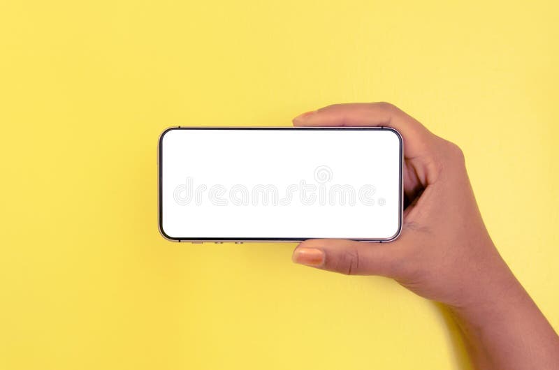Human hand holding smartphone with white screen background royalty free stock image Human hand holding smartphone with white screen background royalty free stock image