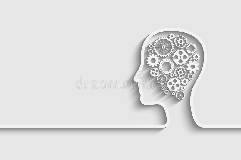 Human head stock illustration