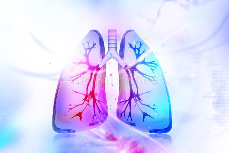 Ilustraciones de hombre pulmones.