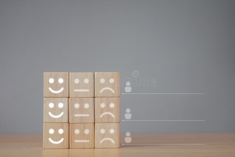 Human Resource concept. Finding the best person for a work. Wood block on the table. Medium close up shot with virtual screen royalty free stock photo