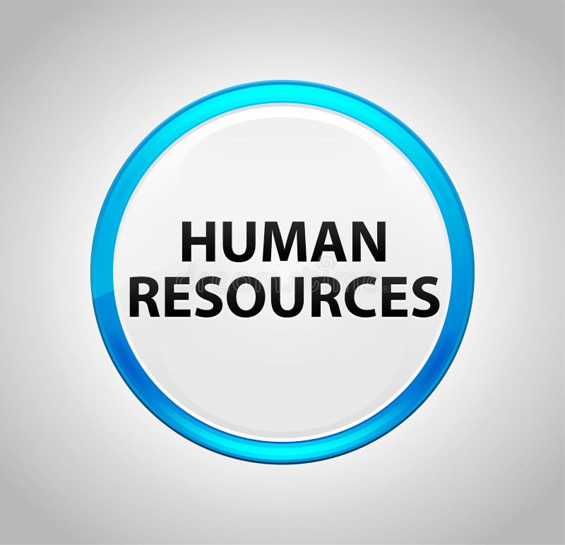 Human Resources Magical Glassy Sunburst Blue Button Sky ...