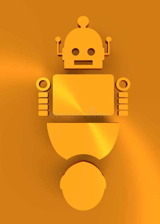 Human and Robot Relationships Stock Illustration Illustration of humanoid, cute 94458252